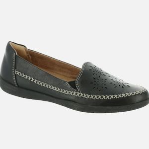 Earth Origins - Freya Womens Leather Memory Foam Slip-On Shoes size 7